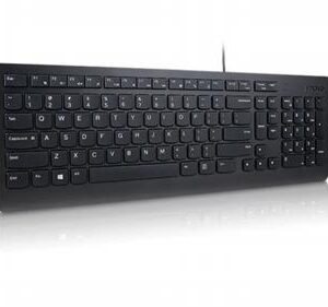 Lenovo Keyboard QWERTY | USB aansluiting | Bulk verpakking | Zwart | Gereviseerd model (resprayed)