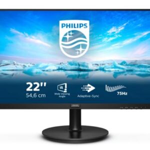 Philips V-Line 222V8LA/00 21.5" | 1920x1080 VA | 75Hz | Ingebouwde Luidsprekers | VESA-Compatibel | Monitor