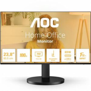 AOC B3 24B3CF2 | 23.8″ Full HD IPS | 120Hz | USB-C 65W | In hoogte verstelbaar