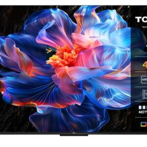 TCL 43P69K 43" | 4K UHD Smart TV | Google TV | Dolby Vision | Zwart