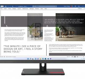 Lenovo ThinkVision S27i 30 | 27" Full HD IPS Monitor | 100Hz | Grijs