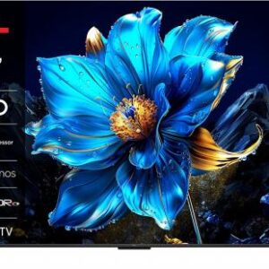 TCL 65P71K 65" | 4K QLED Smart TV | Google TV | Dolby Vision | Zwart