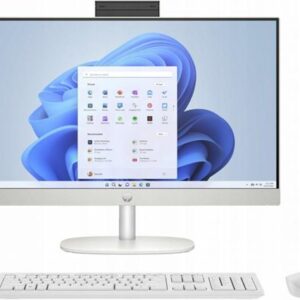 HP All-in-One | 24'' Full HD IPS | AMD Ryzen 3 7320U | 8GB DDR5 | 512GB SSD | IR Camera | W11 Professional | Met Keyboard & Muis | Wit