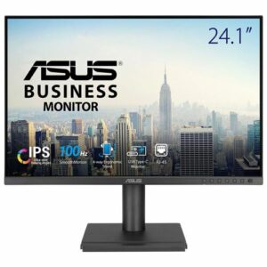 ASUS BE248CFN | 24,1″ WUXGA IPS | 100Hz | USB-C 96W | RJ45 | Verstelbaar | Zwart