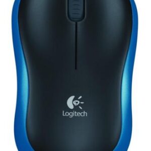 Logitech M185 | Draadloze Muis | Links- en Rechtshandig | RF | 1000 DPI | Zwart/Blauw
