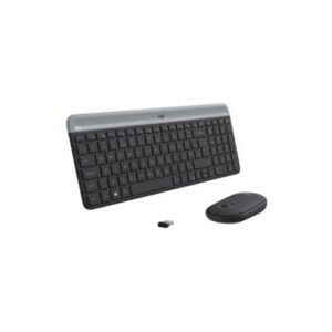 Logitech MK470 Slim Combo | Draadloze Muis- en Toetsenbordcombo | QWERTY