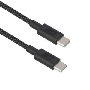 ACT AC3086 | USB 2.0 Kabel | USB-C naar USB-C | 240W | 480Mbps | Zwart | 1 Meter