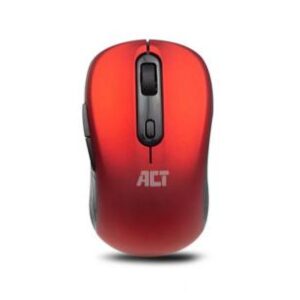 ACT AC5135 | Draadloze Muis | Links- en Rechtshandig | RF | 1600 DPI | Rood/Zwart
