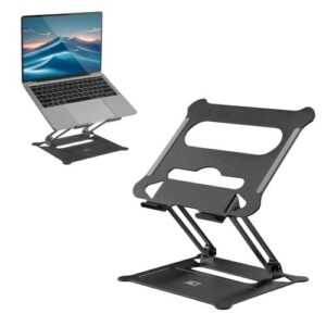 ACT Laptopstandaard 15.6" | Aluminium | Inklapbaar | Traploos in Hoogte Verstelbaar