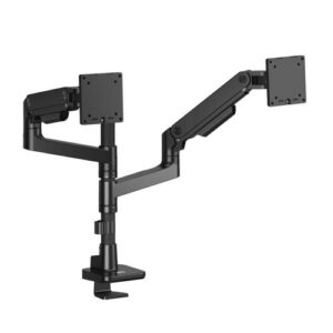 ACT AC8343 Premium | Verstelbare Monitor-bureaubeugel | Tot 49" | Max 20kg | VESA 100x100 | 2 Monitoren