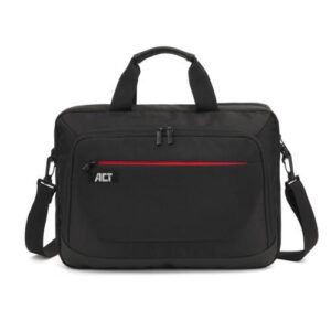ACT Suburb 15.6" Laptop Schoudertas | Gemaakt van Gerecycled Plastic | Zwart