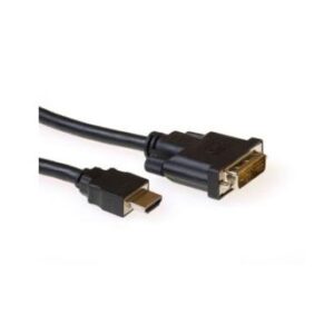 ACT AK3739 | HDMI naar DVI-D Kabel | 1 m | Zwart