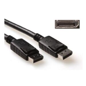ACT AK3980 | DisplayPort Kabel | 2,0m | Zwart | Power Pin 20 Niet Aangesloten
