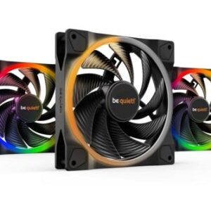 be quiet! Light Wings 140mm PWM High-Speed | 140mm Behuizingsventilator | Zwart | Triple Pack (3 stuks)