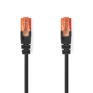 Nedis netwerkkabel | Cat6 | U/UTP (UTP) | 1 m | Zwart | CCGL85200BK10