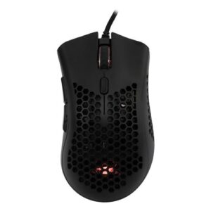 Baracuda CORAL RGB | Bedrade Gaming Muis | USB-A | 12800 DPI | Zwart