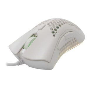 Baracuda CORAL RGB | Bedrade Gaming Muis | USB-A | 12800 DPI | Wit