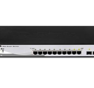 D-Link DGS-1210-10 | 10-poorts Gigabit Smart Switch | 8 RJ45 + 2 SFP | VLAN/QoS | Web/CLI-beheer