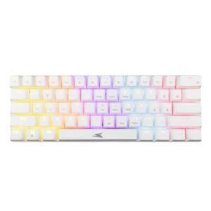 Baracuda DOLPHIN RGB 60% | Bedraad Gaming Toetsenbord | Red Switches | Anti-Ghosting | QWERTY | Wit