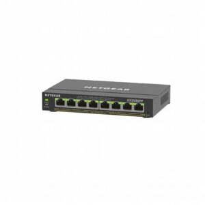 NETGEAR GS308EPP | 8-Poorts Gigabit Ethernet Switch | High-Power PoE+ | Zwart