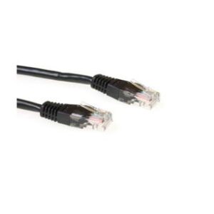 ACT netwerkkabel | Cat5e | U/UTP (UTP) | 3 m | Zwart