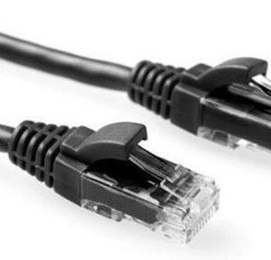 ACT netwerkkabel | Patchkabel | Cat6 | U/UTP (UTP) | 7 m | Zwart | RJ45 connectoren
