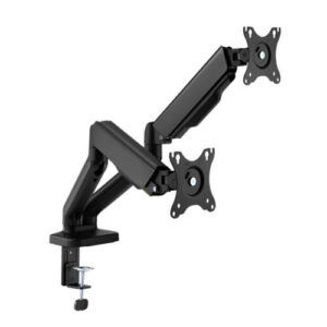 SBOX Flex LCD-S024-2 | Verstelbare Monitor-bureaubeugel | Tot 32" | Max 9kg | VESA 100x100 | 2 Monitoren