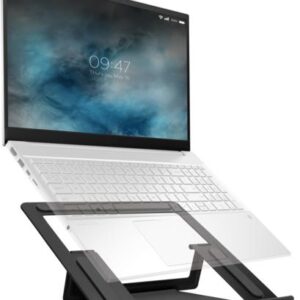 Mobiparts Laptopstandaard | Metaal | Zwart | Geschikt tot 17.3"