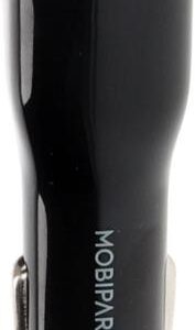 Mobiparts Car Charger | Dual USB-A & USB-C Autolader 12W | Zwart