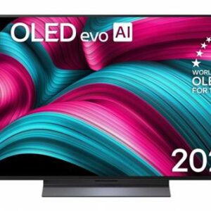 LG OLED48C54LA | 48'' OLED evo C5 Smart TV | 4K Ultra HD | 144Hz | WiFi | webOS 25 | Zwart