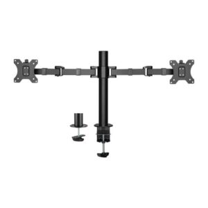 ACT AC8326 | Verstelbare Monitor-bureaubeugel | Tot 32" | Max 12kg | VESA 100x100 | 2 Monitoren | OPEN BOX