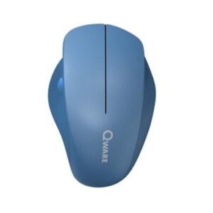 Qware Luton | Draadloze Muis | Rechtshandig | RF | 1600 DPI | Blauw