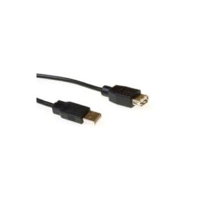ACT | USB 2.0 Verlengkabel | USB-A Male naar USB-A Female | Zwart