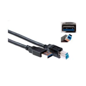 ACT | USB 3.0 Kabel | USB 3.2 Gen 1 | USB-A naar USB-B | 1m | Zwart