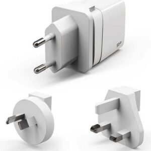 Silicon Power QM16 Oplader | USB-C + USB-A | 20 Watt PD + QC 3.0 | Wit