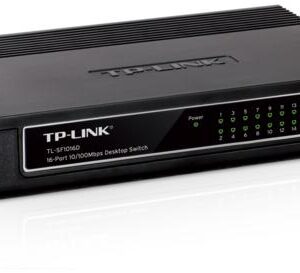 TP-LINK TL-SF1016D | Unmanaged Fast Ethernet Switch | 16 Poorten