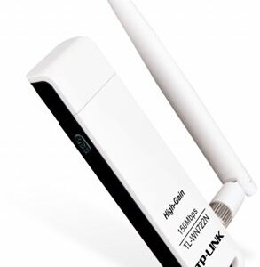 TP-Link TL-WN722N | Wi-Fi 4 USB-adapter | 150 Mbps | 2,4 GHz | USB 2.0 | Zwart