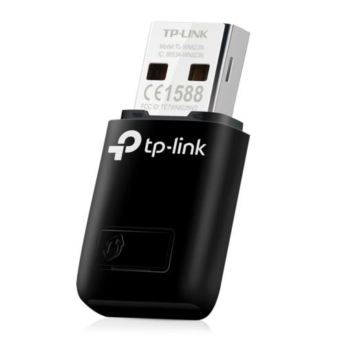 TP-Link TL-WN823N | Wi-Fi 4 USB Nano Adapter | 300 Mbps | 2,4 GHz | USB 2.0