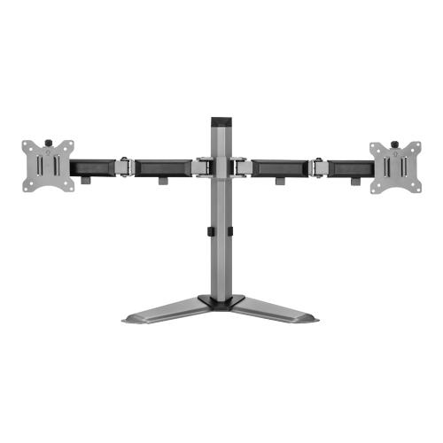 White Shark TUTANKHAMUN | Monitor-bureaustand | Tot 32" | Max 9kg | VESA 100x100 | 2 Monitoren