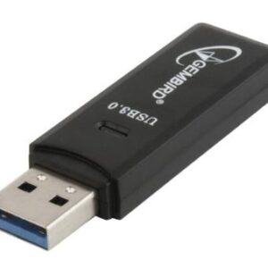 Gembird UHB-CR3-01 | Geheugenkaartlezer | USB 2.0 | SD/microSD | Zwart