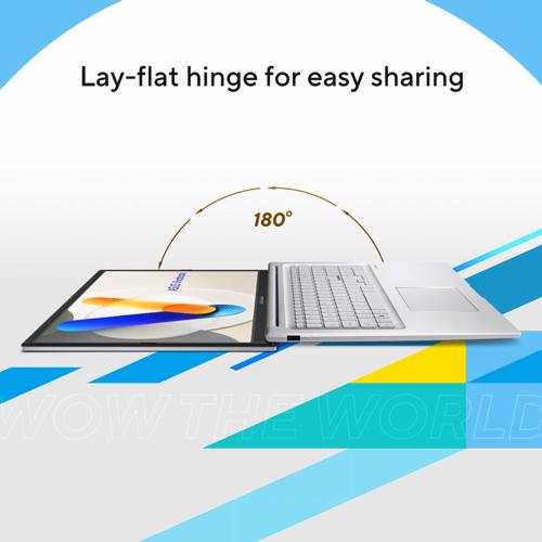 ASUS Vivobook 17 X1704VA | 17.3'' Full HD IPS | Intel Core 5 120U | 16GB RAM | 512B SSD | W11 Home | Quiet Blue