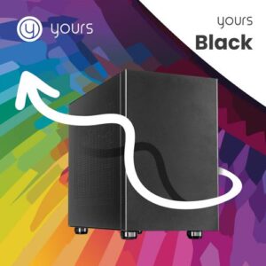 YOURS BLACK | Intel Core i7-14700 | 16 GB RAM | 1TB SSD | HDMI | Windows 11 Professional | Small Form Factor Behuizing